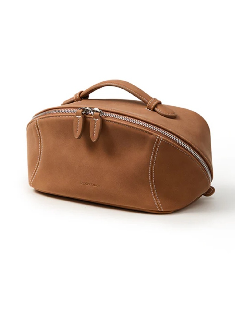 Tender Trace Tan Leather Travel Dopp Kit